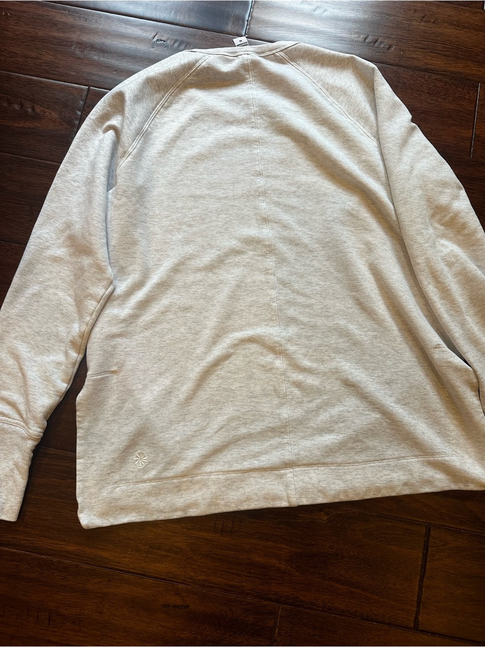 Athleta Luxe Crewneck Sweatshirt - Light Heather Gray - Picture 3 of 3